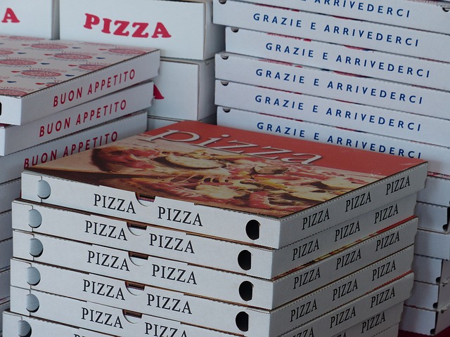 pizza krabice